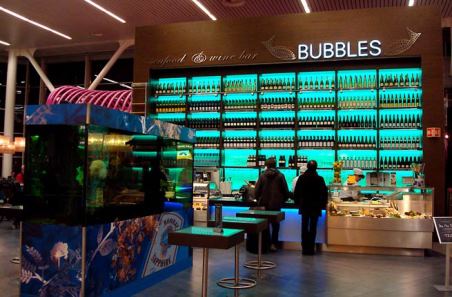 Bubbles Seafood & Wine Bar, Schiphol Amsterdam Airport